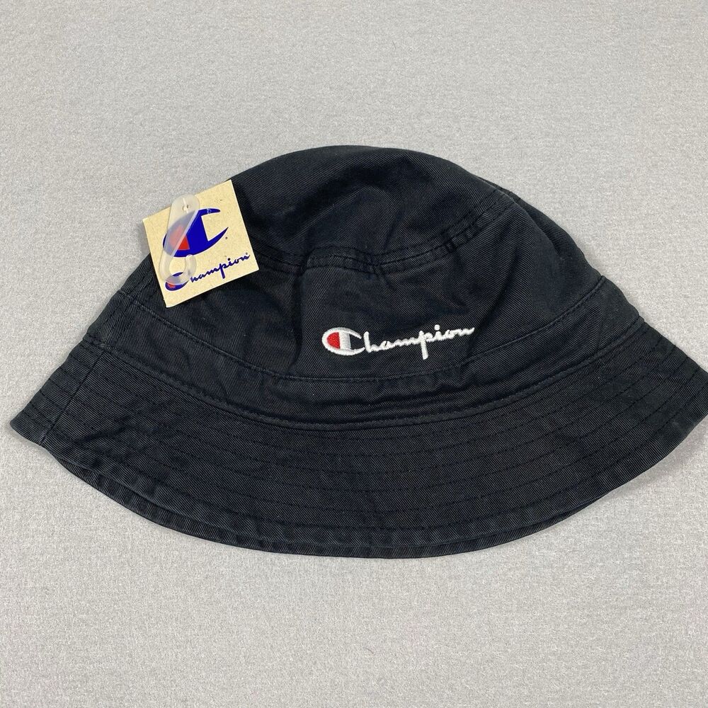 CHAMPION Bucket‎ Hat Black New NWT Size S/M